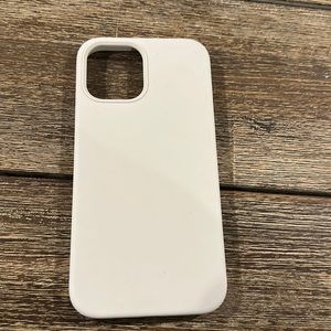 iPhone 12 Pro Max phone case - miracase - silicone - white